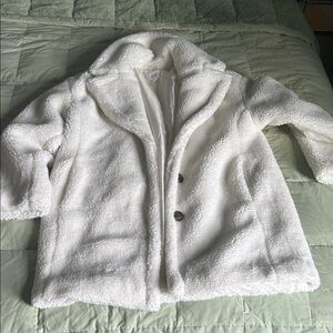 GAP White Teddy Jacket